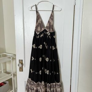YAYA Silk Tie Dye Dress